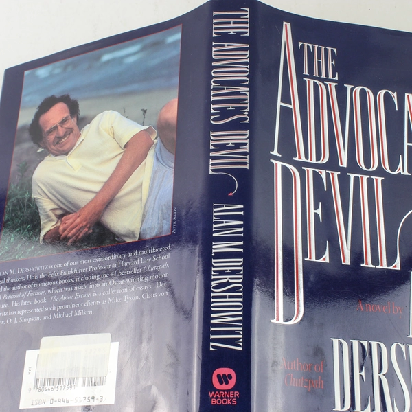 The Advocate's Devil by Alan M. Dershowitz 1994 Hardcover - Good Condition