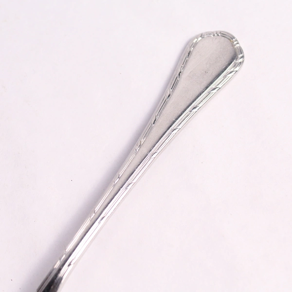 Kirk Stieff Ribbon Reed Dinner Fork Stainless Steel Flatware with Woven Pattern