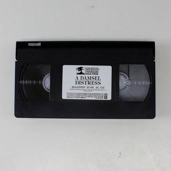 A Damsel In Distress VHS 1988 Black and White