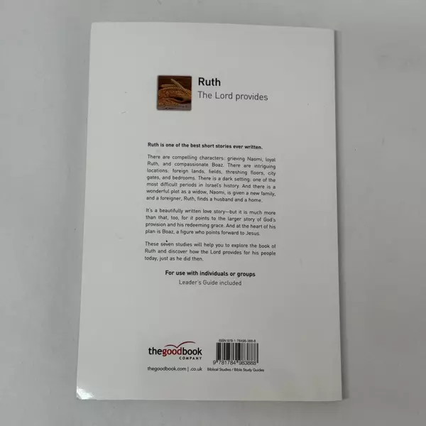 Ruth: The Lord Provides by Tony Merida 2020 Paperback Bible Study Book