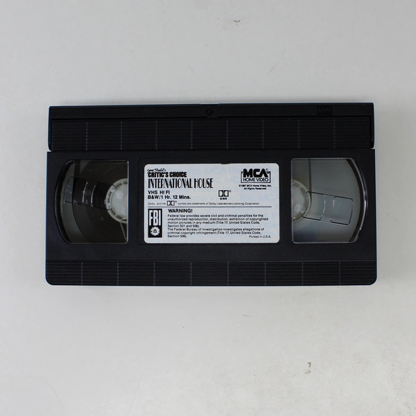 International House VHS 1933 MCA Home Video W. C. Fields George Burns