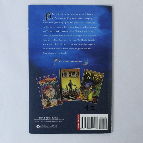 Graphic Novel Black Beauty by Anna Sewell, L.L. Owens, 2007 - Good Condition