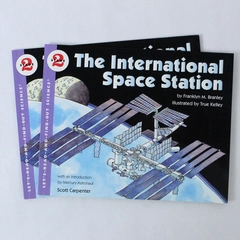 Lot of 2 The International Space Station by Franklyn M. Branley 2000