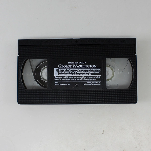 Animated Hero Classics George Washington VHS 1992 Historical