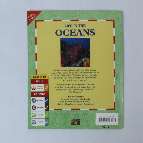 Lot of 3 Life In The Oceans Books by Two Can Publishing 2013 Paperback