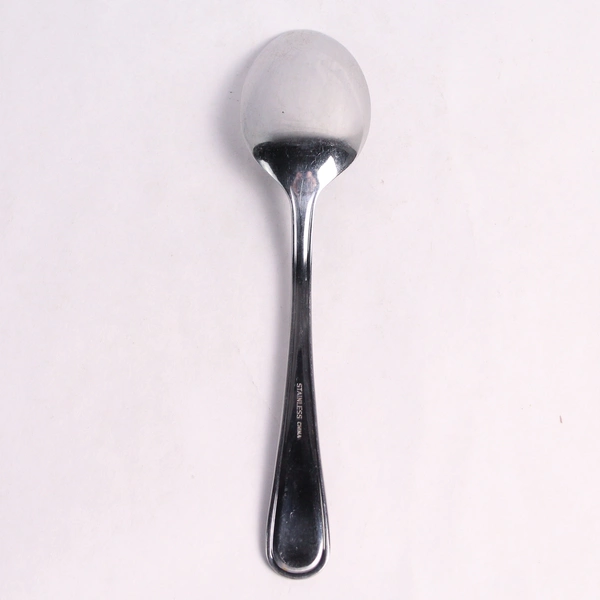 Unbranded Minimalist Serving Spoon Stainless Steel Flatware Made in China