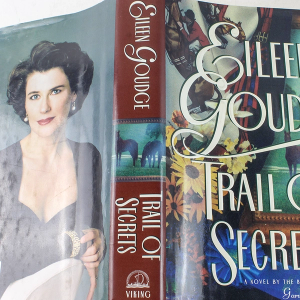 Eileen Goudge Trail of Secrets 1996 Hardcover Book - Good Condition