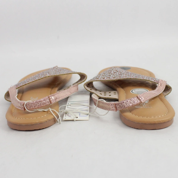 Fifth & Luxe Sling Back Sandals Pink Glitter Cushioned 7W