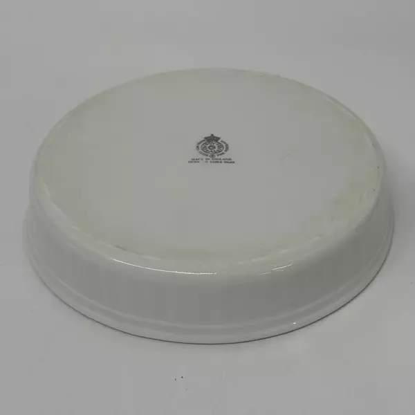 Vintage Royal Worcester Eversham Gold 8" Round Flan Dish Fine China