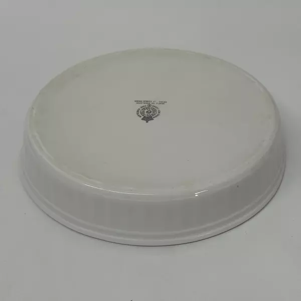 Vintage Royal Worcester Eversham Gold 8" Round Flan Dish Fine China