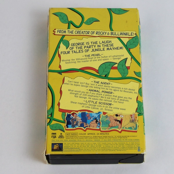 George of the Jungle Animal Power VHS 1993 Fox