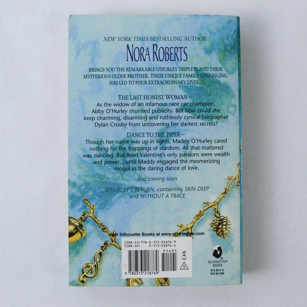 Nora Roberts Born O'Hurley: The Last Honest Woman & Dance to the Piper PB