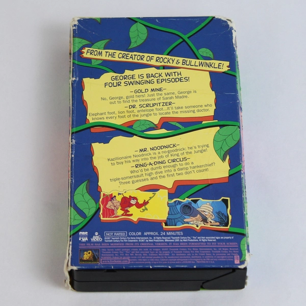 George of the Jungle Jungle Fever VHS 1997 Fox Gold Mine Dr. Scrupitzer