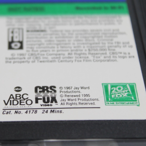 George of the Jungle Jungle Fever VHS 1997 Fox Gold Mine Dr. Scrupitzer