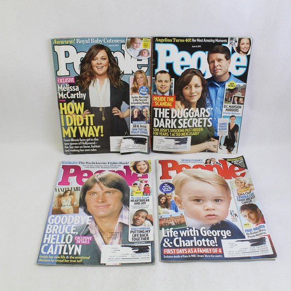 Lot Of 8 People Magazines May Through June 2015 Celebrities Families
