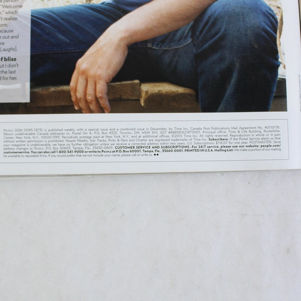 Lot Of 8 People Magazines May Through June 2015 Celebrities Families