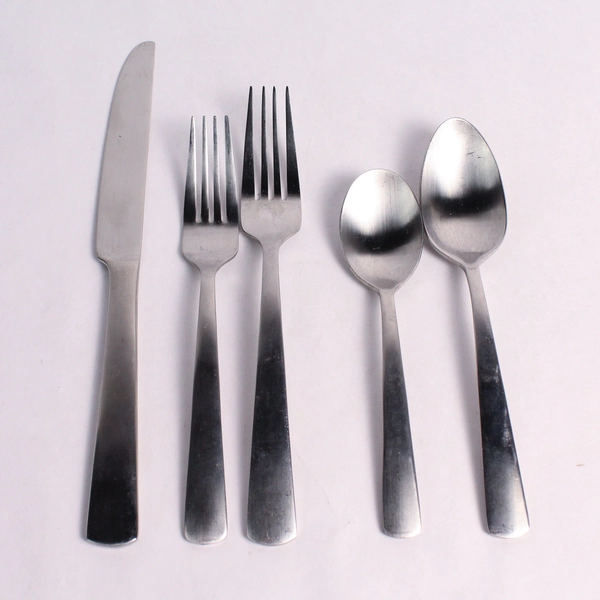 Set of 5 Oneida Anderson Stainless Steel Flatware 2 Forks 2 Spoons 1 Knife