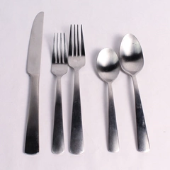 Set of 5 Oneida Anderson Stainless Steel Flatware 2 Forks 2 Spoons 1 Knife