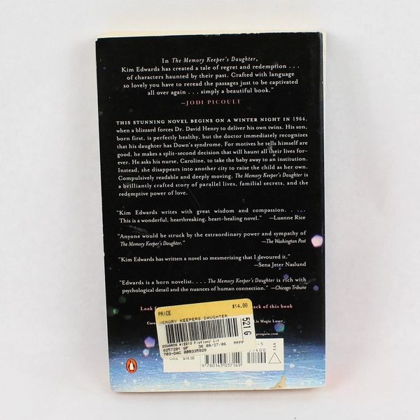The Memory Keeper's Daughter by Kim Edwards Fiction Paperback