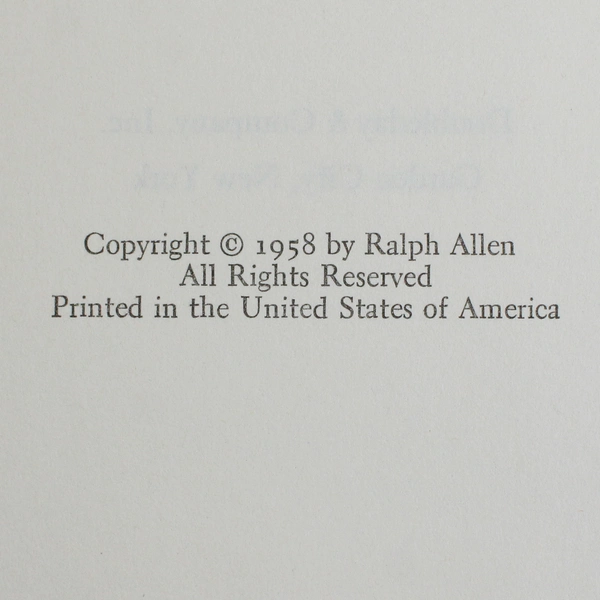 Peace River Country by Ralph Allen 1958 Vintage Hardcover Book Good