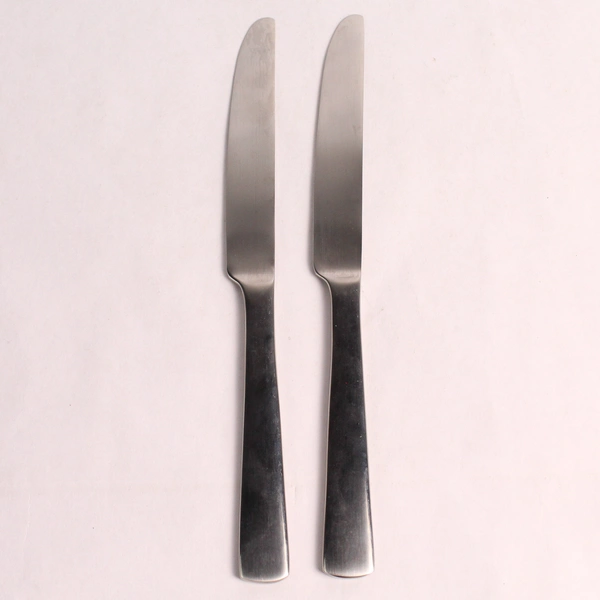 Set of 2 Oneida Anderson Dinner Knives Stainless Steel Flatware