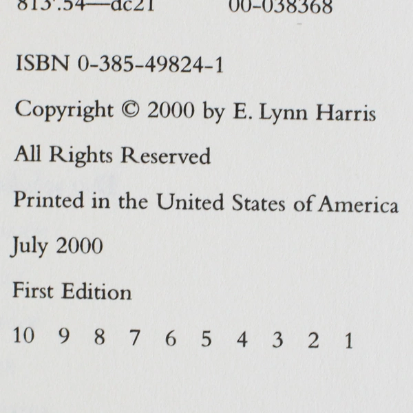 Not a Day Goes By From E. Lynn Harris 2000 1st Edition Hardcover Dust Jacket