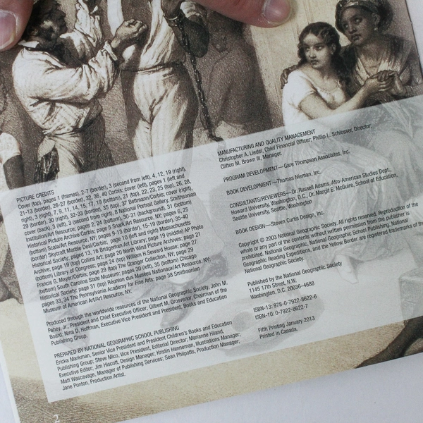 Lot of 3 Anti-Slavery Movement Books by Ann M. Rossi, Good Condition