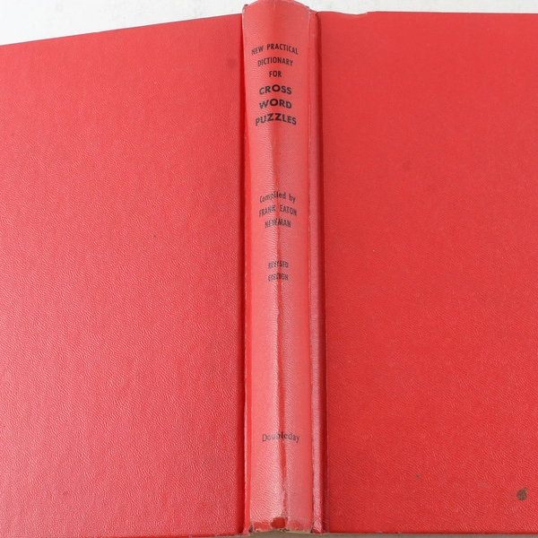 New Practical Dictionary for Crossword Puzzles by Frank Easton Newman 1964