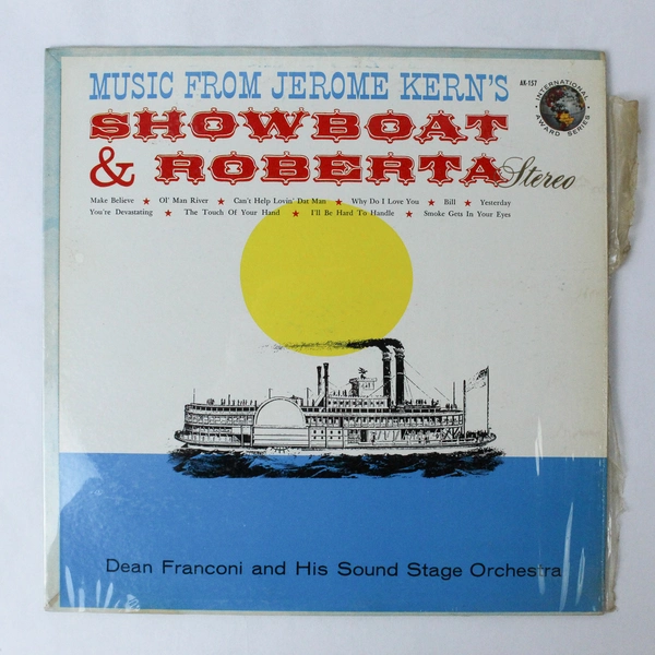Music From Jerome Kern's Showboat & Roberta Dean Franconi Vinyl LP Used