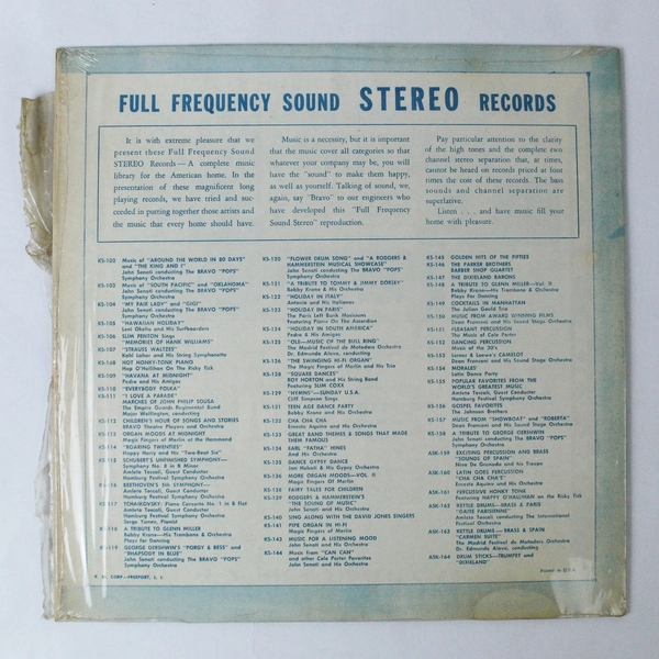 Music From Jerome Kern's Showboat & Roberta Dean Franconi Vinyl LP Used