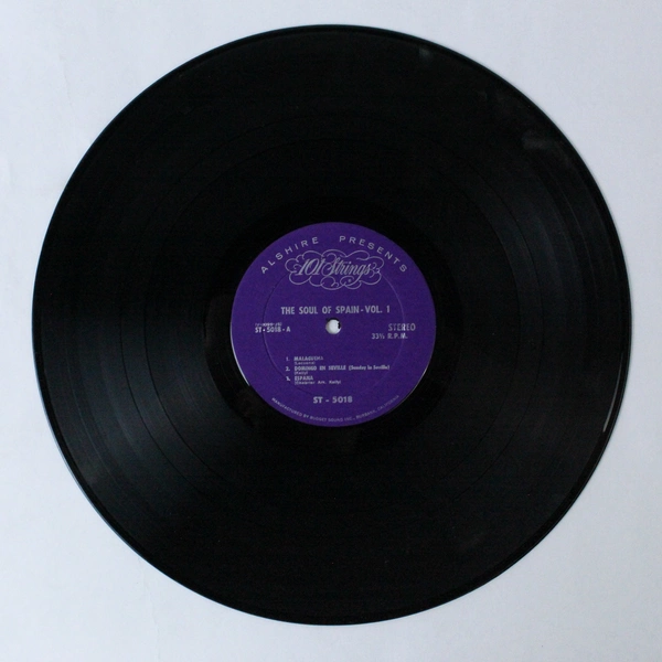 101 Strings The Soul of Spain Vol 1 Vinyl LP Record Alshire 1972 S-5018