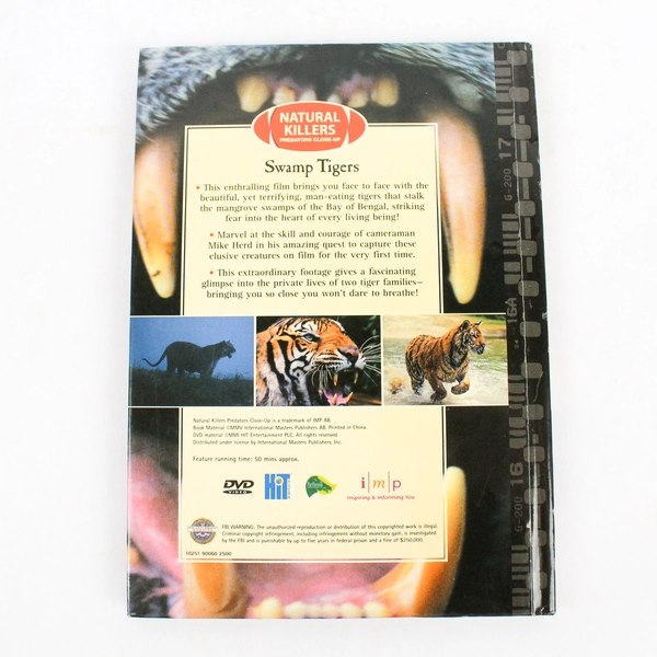 Swamp Tigers Natural Killers DVD Series With Booklet And Cardboard Sleeve