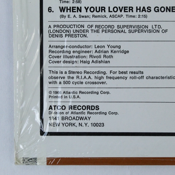 Mr. Acker Bilk Mood For Love Vinyl LP 1966 Atlantic SD 33-197 Untested