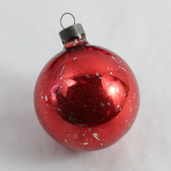 Lot of 23 Solid Red Ball Ornaments for Valentines Day or Christmas