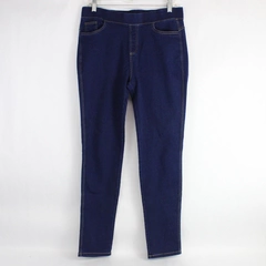YiTong Dark Navy Jean Style Jeggings Plus Size 29.5" Elastic Waist Stretchy