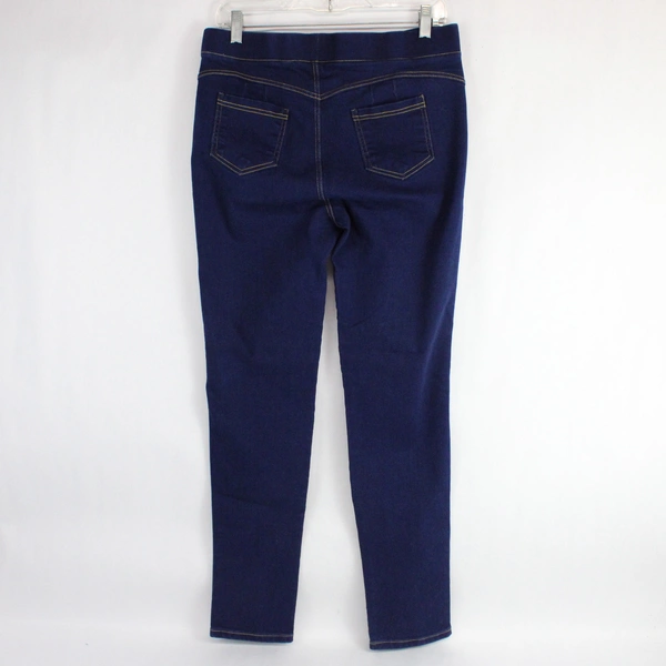 YiTong Dark Navy Jean Style Jeggings Plus Size 29.5" Elastic Waist Stretchy