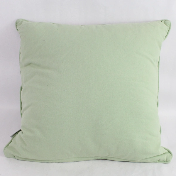 Home And Garden Rabbit Cotton Throw Pillow Cover With Polyester Pillow 19x19