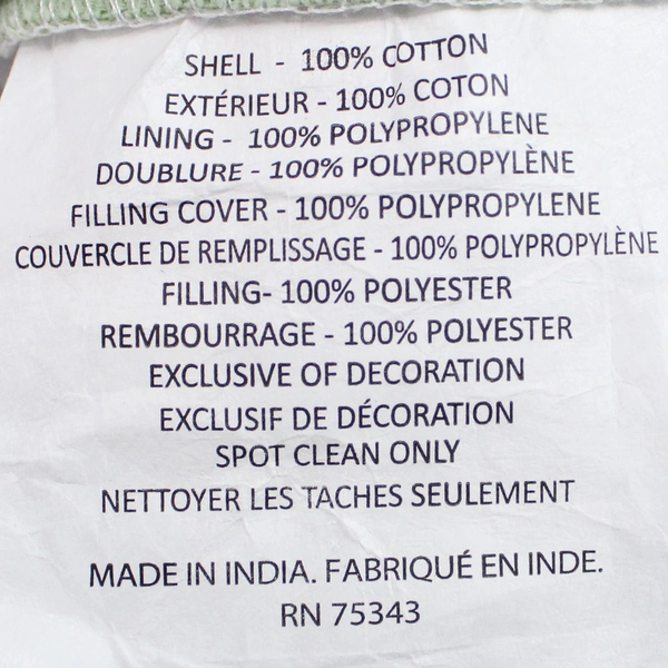 Home And Garden Rabbit Cotton Throw Pillow Cover With Polyester Pillow 19x19