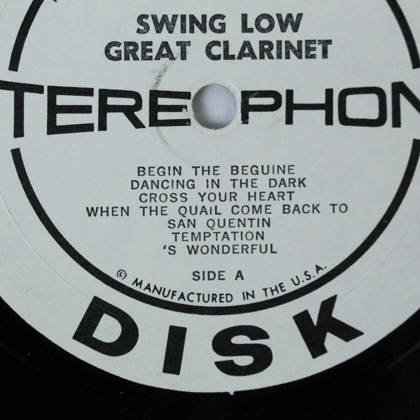 Bay Big Band Swing Low Great Clarinet Vinyl Record OSL-21 - Pre-owned
