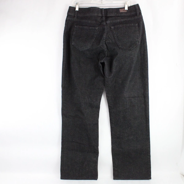 Riders by Lee Black Wide-Leg Denim Jeans Women's Size 16L Altered