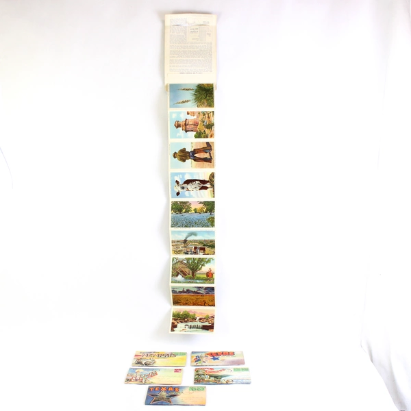 Lot of 15 Vintage 40s Souvenir Folder Postcards & Christmas Greeting Cards Used