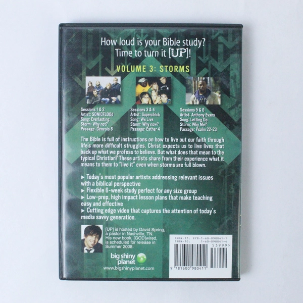 UP Volume 3 Storms DVD by Big Shiny Planet Bible Study Pre-Owned