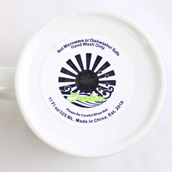 Sunkiss Hawks Eyes ThermoH Exray Color-Changing Ceramic Coffee Mug 11 oz 