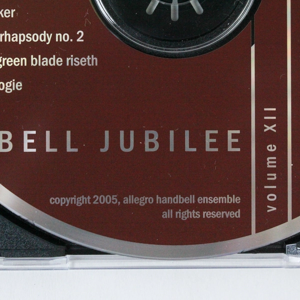 Bell Jubilee Volume XII Allegro Handbell Ensemble Live in Concert 2005 Audio CD