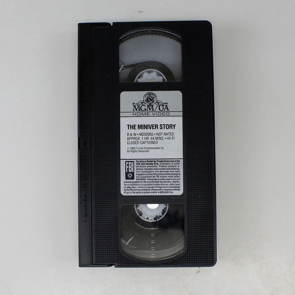 The Miniver Story VHS 1993 MGM/UA Black and White Video 1950