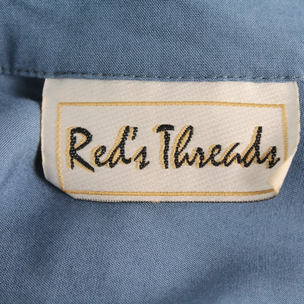 Red's Threads Blue Tunic-Style Jacket Women's Small/Medium