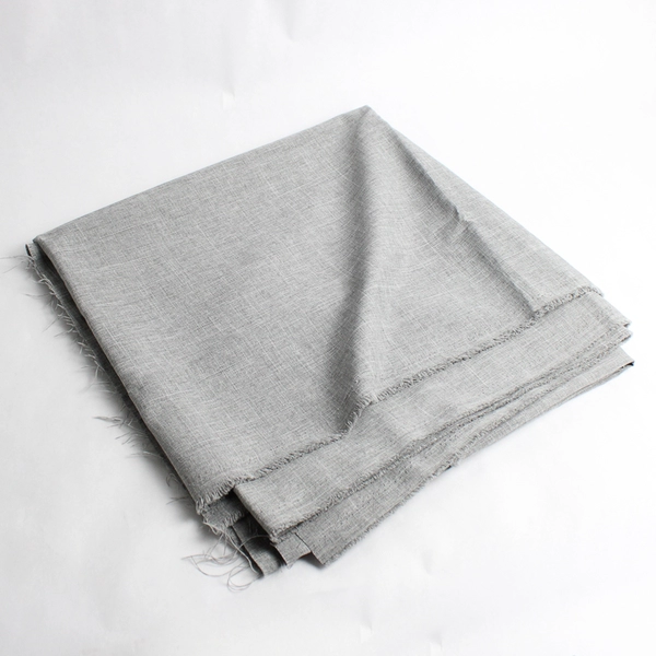 Woven Heather Gray Medium Weight Fabric 60" Wide 1.5 Yards for Sewing Crafts