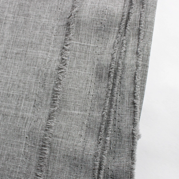 Woven Heather Gray Medium Weight Fabric 60" Wide 1.5 Yards for Sewing Crafts