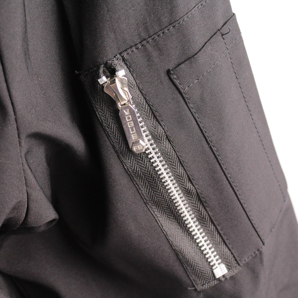 Fashion Black Full-Zip Jacket Men's Size Medium