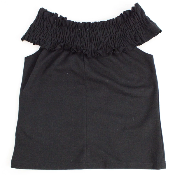 Zara Trafaluc Women's Black Off The Shoulder Sleeveless Top Size S